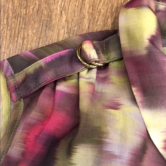 Jennifer Lopez Multicolor Sheer Tank Size L Petite - Picture 7 of 9